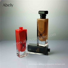 Botella de Perfume de Vidrio de Diseñador con Lacado Interior